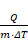 (Q) / (m·ΔT)